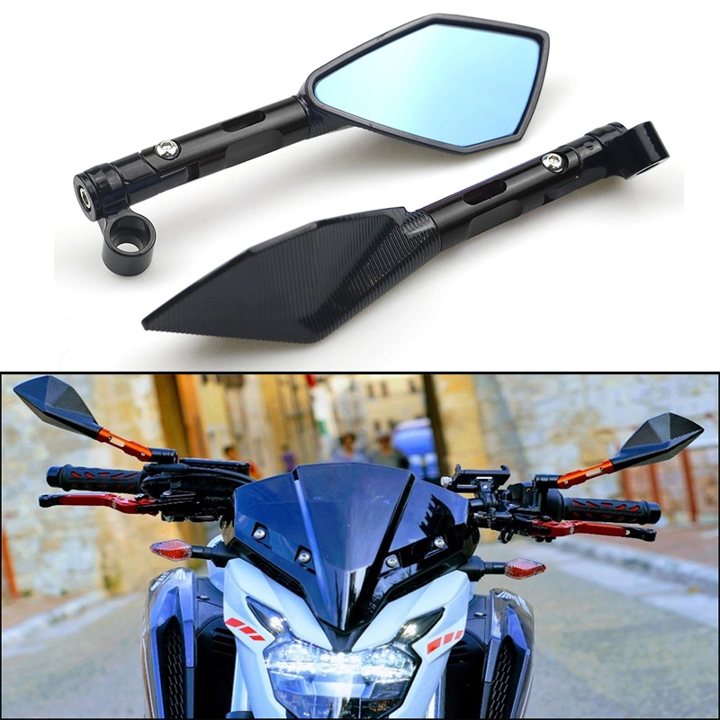 Motorcycle Side Rearview Mirrors for YAMAHA R1 R3 Fz6 Fz1 Fazer Mt07 Mt09 Mt03