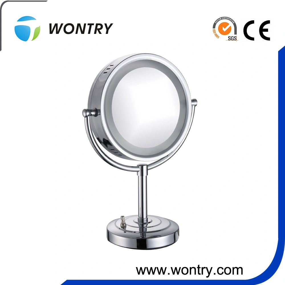 Desktop Bulb Lighted Mirror, Stand Mirror, Table Mirror