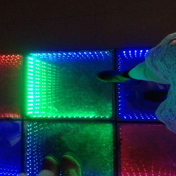 DMX 3D LED Dance Floor Mirror Abyss Effect 50X50cm