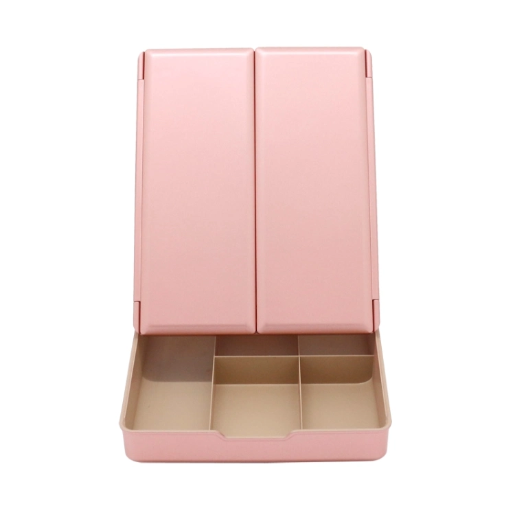 Foldable 7X Magnifying Dressing Table Makeup Vanity Mirror with Lights