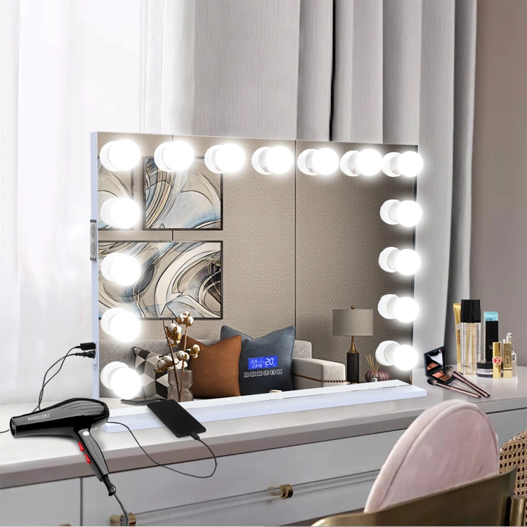 Top-Rank Selling Furniture Mirror MDF Base Hollywood Mirror for Dressing