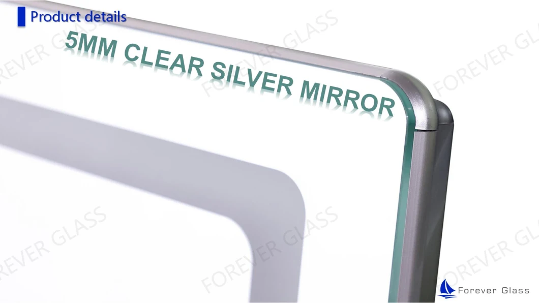 Makeup LED Lighted Mirror Silver Mirror Decorative Oval Bathroom Wall Mirror with Pad Touch Sensor