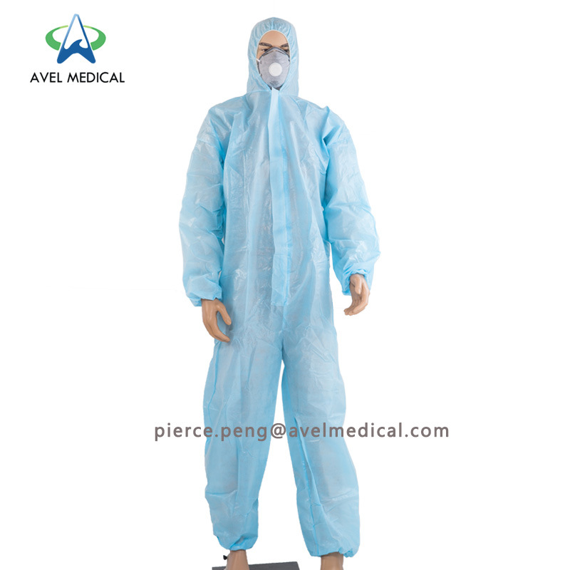 Factory Direct Nonwoven Protection Suit Isolation Clothing Nonwoven Protective Suit