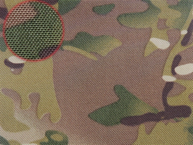 Cordura 1000d Camouflage Wr PU Coated Waterproof Military High Breaking Strength Bag Fabric