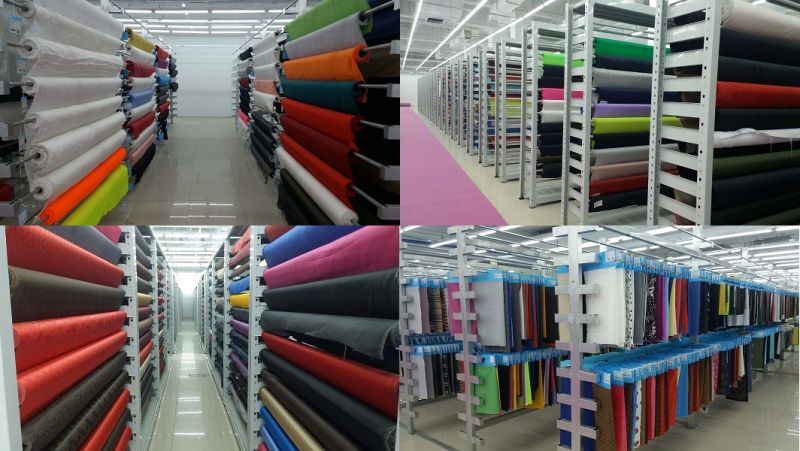 Stock 100 Cotton Herringbone Plain Dyed Fabric for Garment Fabric