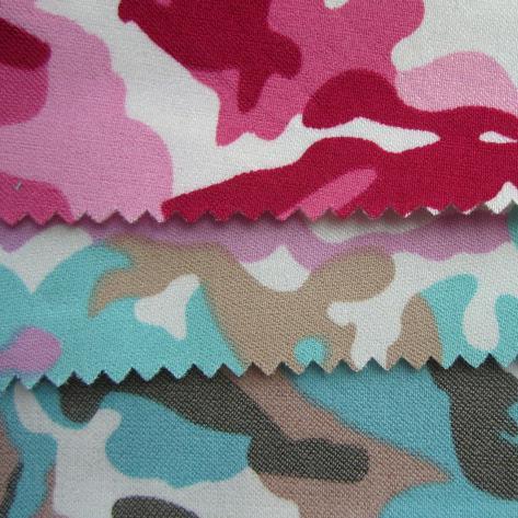 Super Spandex Rayon Nylon Woven Print Fabric