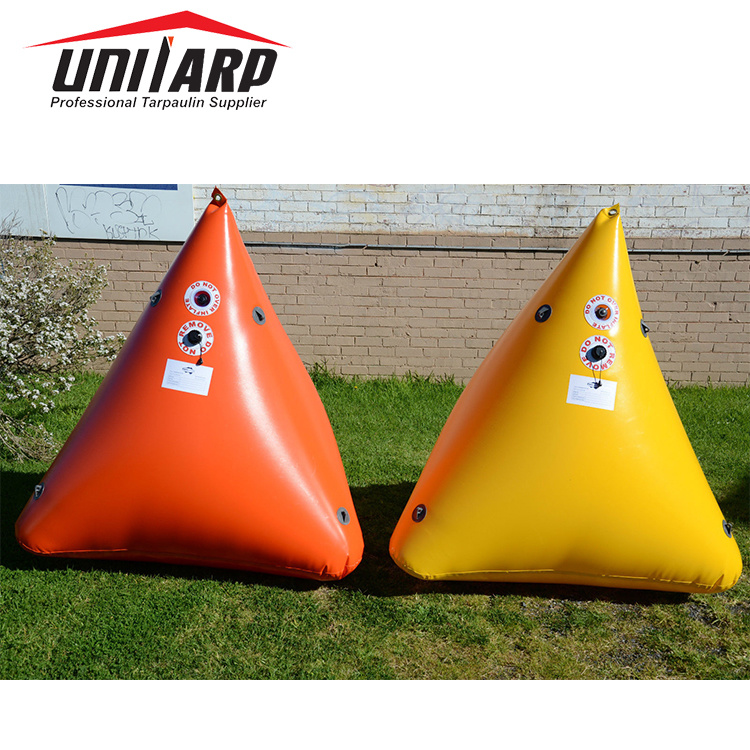 UV-Resistant 650g Polyester Fabric PVC Coated Tarpaulin for Marine Inflatable Marker Buoy