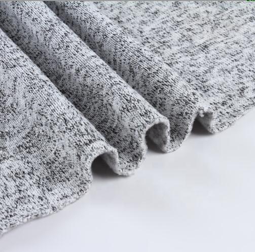 Polyester Knit Yarn Dyed Polar Fleece Hacci Fabric for Jacket