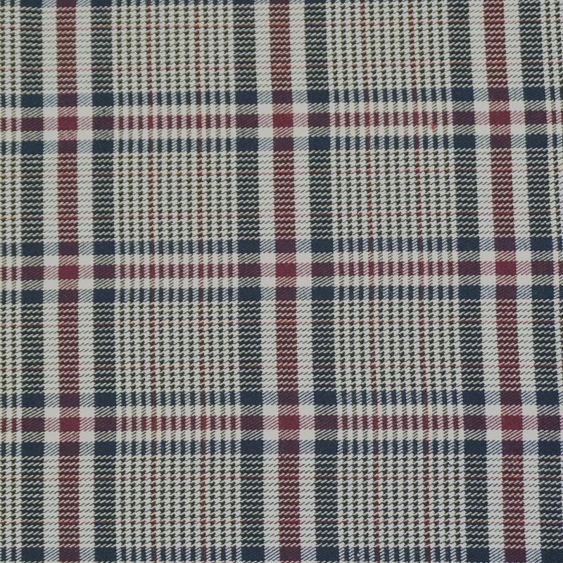 Fabric, Polyester, 65% Polyester 33% Rayon 2% Spandex Check Stripe #116 Tr Fabric