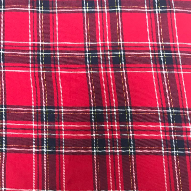 Cotton Relux Check Fabric Yarn Dyed Fabric Cotton Fabric