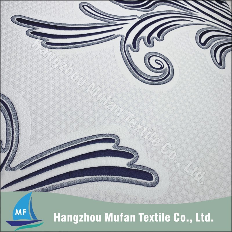 Double Knit Polyester Fabric Knitted Mattress Fabric