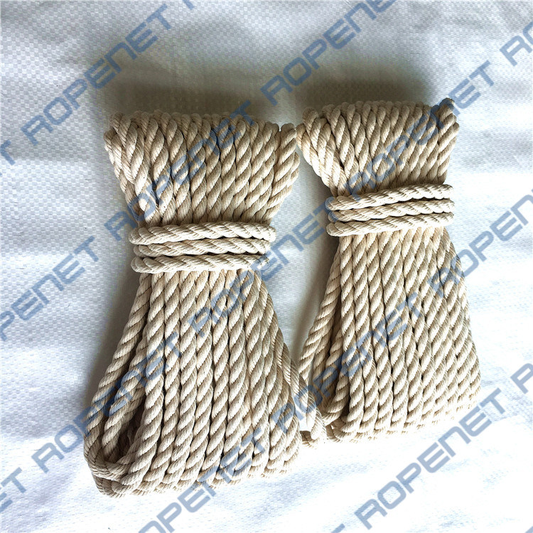 100% Cotton Fabric Type and Fabric Material Cotton Rope