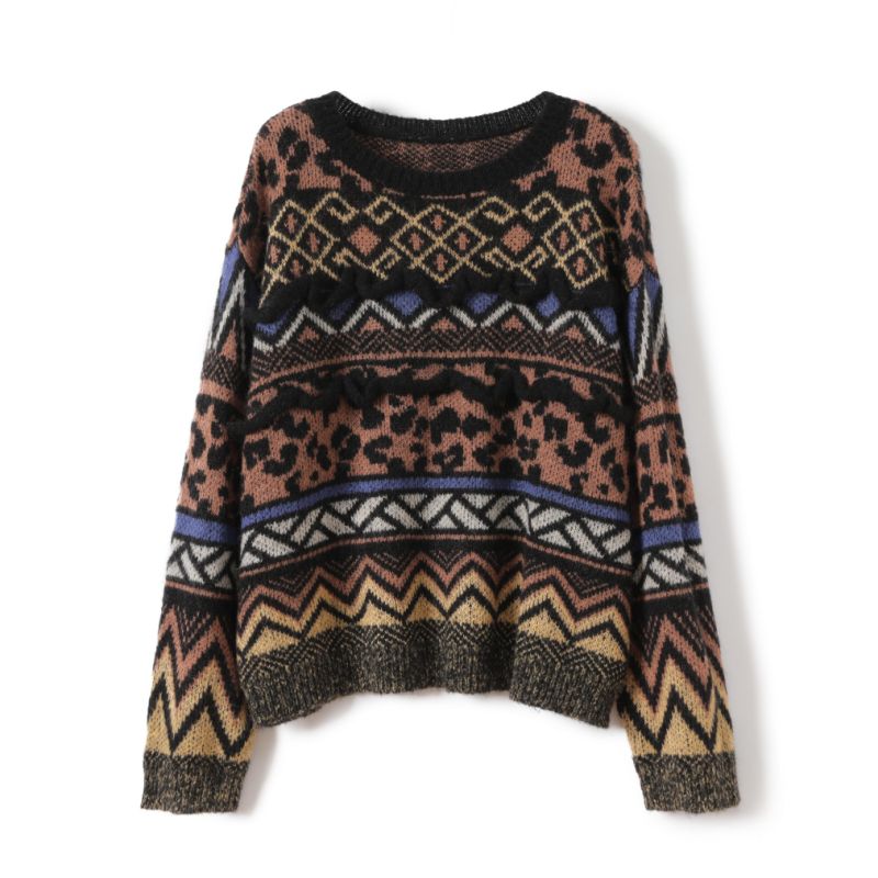 Sweater Ladies Knitted Pulloverak1018 Sweater