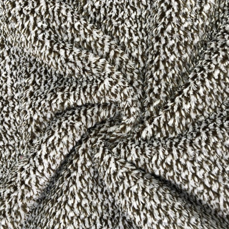 100%Polyester Melange Flannel Fleece Fabric
