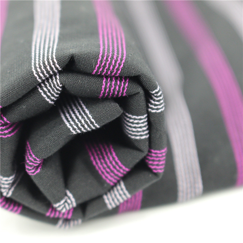 100% Cotton Jacquard Striped Fabric Garment Fabric Pants Fabric Skirt Fabric