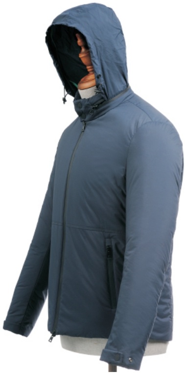 Invisible Hoody Padded Jacket 3 in 1 Elastan Fabric
