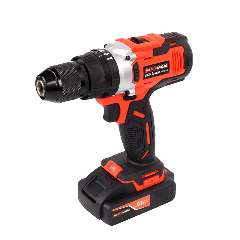 20V 55 N. M Impact Drill Power Drill Power Tool Lithium Drill Electric Drill Cordless Impact Drill Hammer Drill