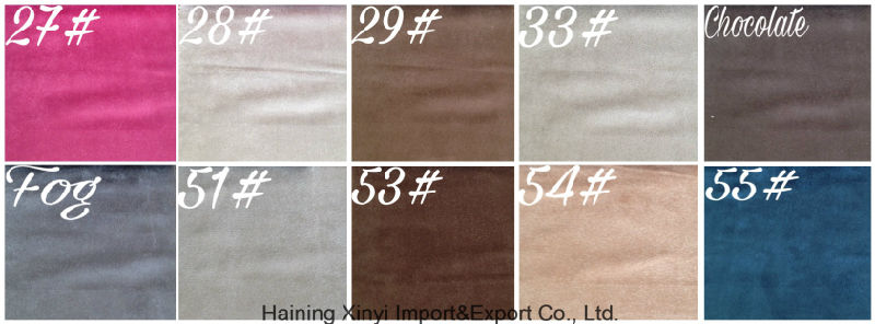 for Sale for Shoes Sofa Car Bag Mat Cushion Super Soft Micro Suede Fabric Ottawa Super Soft Suede Velvet Fabric 15