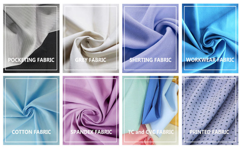 65%Polyester 35%Cotton Blended Poplin Dyed Colors Shirting Fabric
