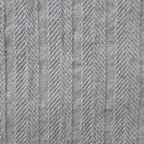 Antique Hemp Fabric in Herringbone Pattern (QF13-0122)