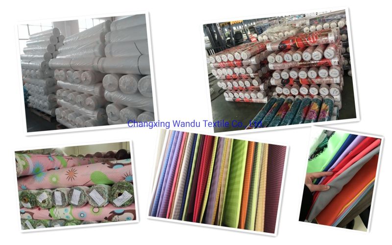 Brushed Printed Linen, Polyester Fabric, Textile China, Cheap and Good Quality