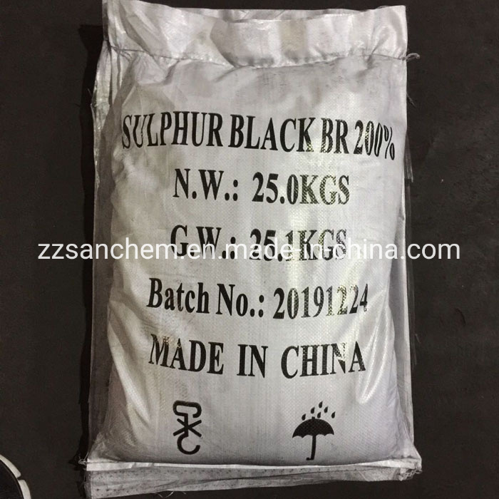 Sulphur Black 200% for Cotton, Vinylon Cotton Fabric Dyeing, Viscose Dyeing