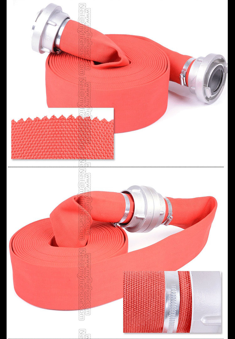 Ageing Resistance Fabric Canvas Fire Fighting Hose
