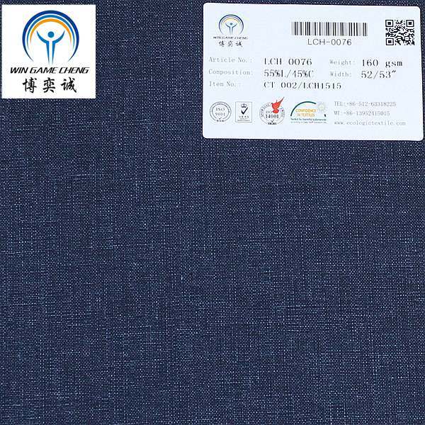 15*15 Coated Waterproof Linen Cotton Fabric Lch-0076