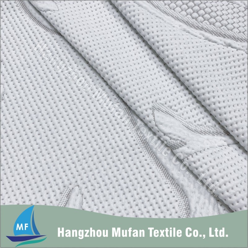 Spun Polyester Spandex Fabric Stretch Mattress Cover Fabric