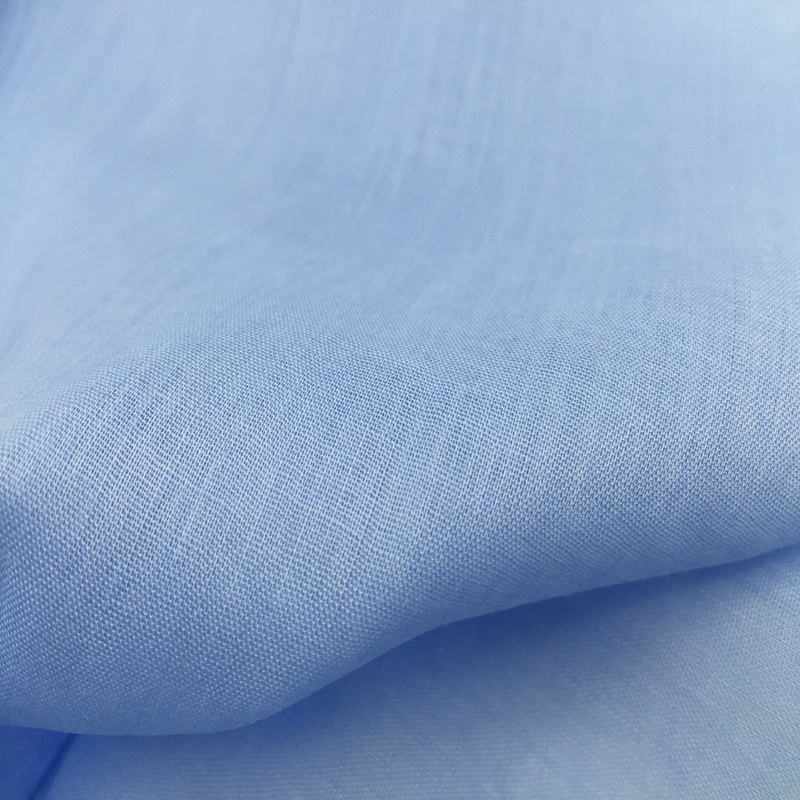 Fashion Ramie Cotton Interwoven Thin Summer Fabric for Garment Scarf
