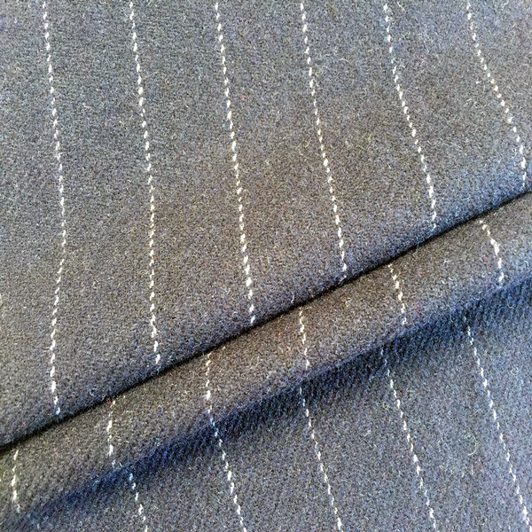 Woven Stripe Wool Fabric, Tweed Fabric