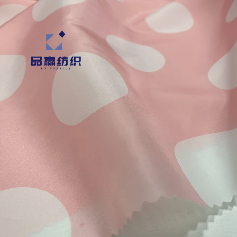 Ym9692 380t Ribstop Printed Checks Polyester Taffeta Fabric for Down Jacket UV Protective Fabric