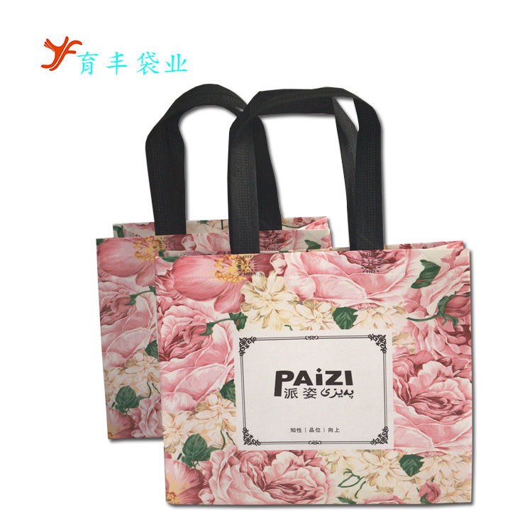 Embossed Promotional Non Woven Fabric Laser Metal Film No-Woven Tote Bag