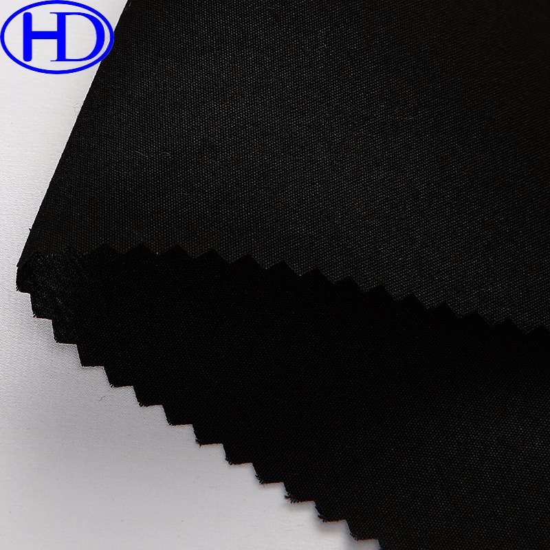 Tc Poplin Black Fabric, Polyester Black Fabric, Pocketing Fabric