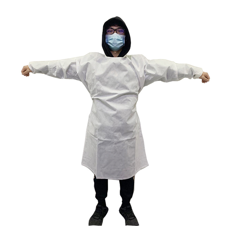 Protective Coverall Suit Ssmms Lelve Medical Non-Woven Fabric
