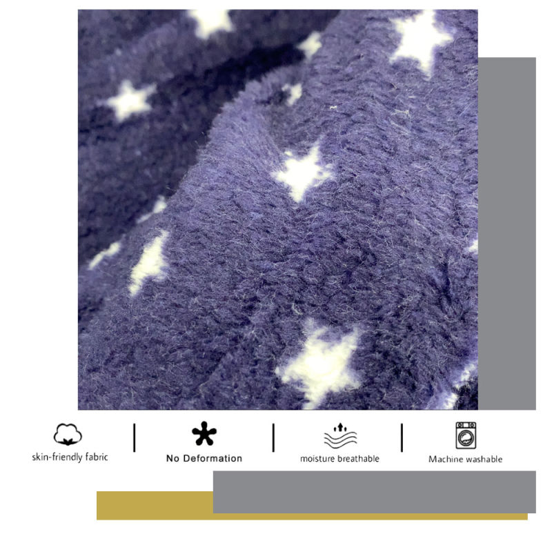 Moscow Soft Dubai Fabric 100% Polyester Holland Velvet Printed Upholstery Home Textile Fabrics 150d/288f Print Coral Fleece Fabric