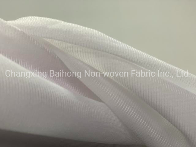 100%Polyester Woven Fabric Narrow Woven Fabric Warp Knitted Interlining