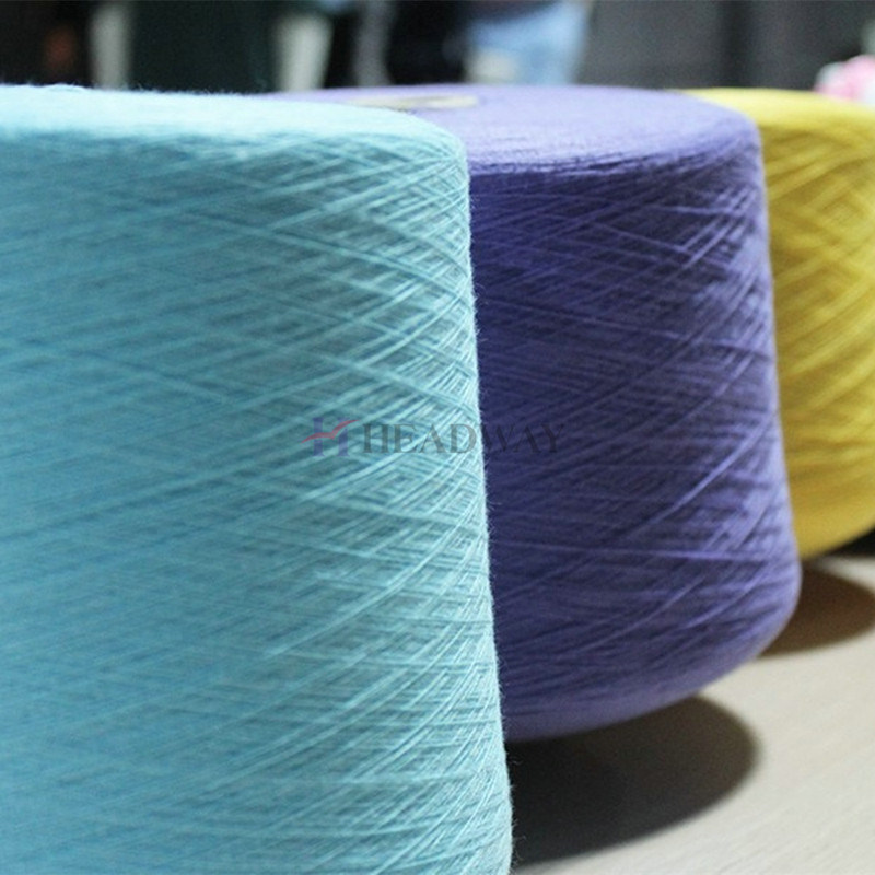 Knitting Fabric Use Ring Spun Polyester Yarn 32s/2 Polyester Spun Yarn