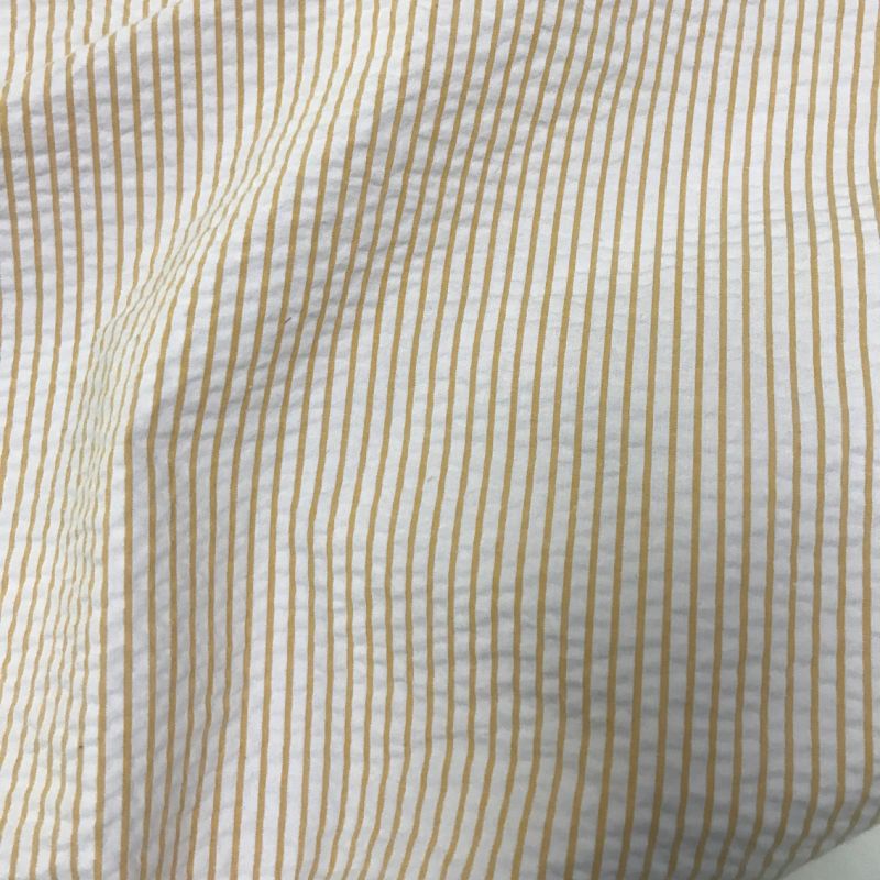 Stripe Seersucker Yarn Dyed Fabric Cotton Fabric
