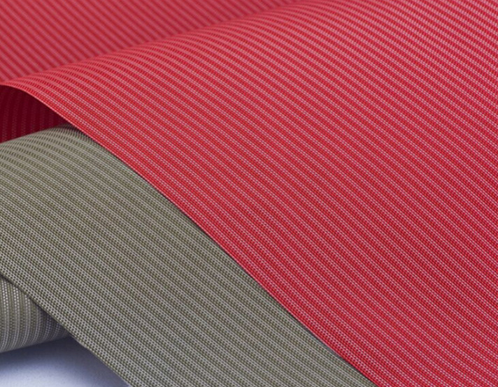 Hot Sale PVC Coated Jacquard Fabric with Visible Cationic Lines Fabric