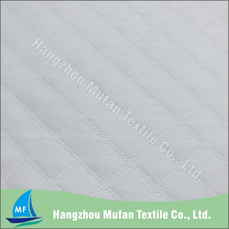 Mf-029b Polyester Fabric Knitted Jacquard Fabric Pillow Cover Fabric Mattress Ticking Fabric