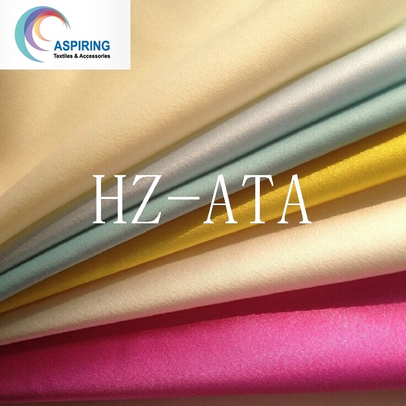 75dx100d Solid Dyed Satin Fabric