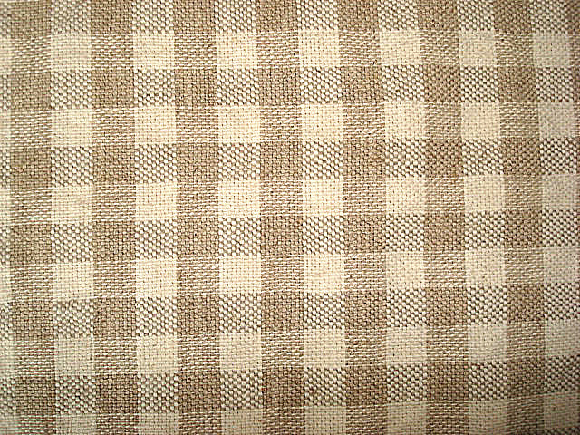 Linen Cotton Yarn Dyed Check Fabric