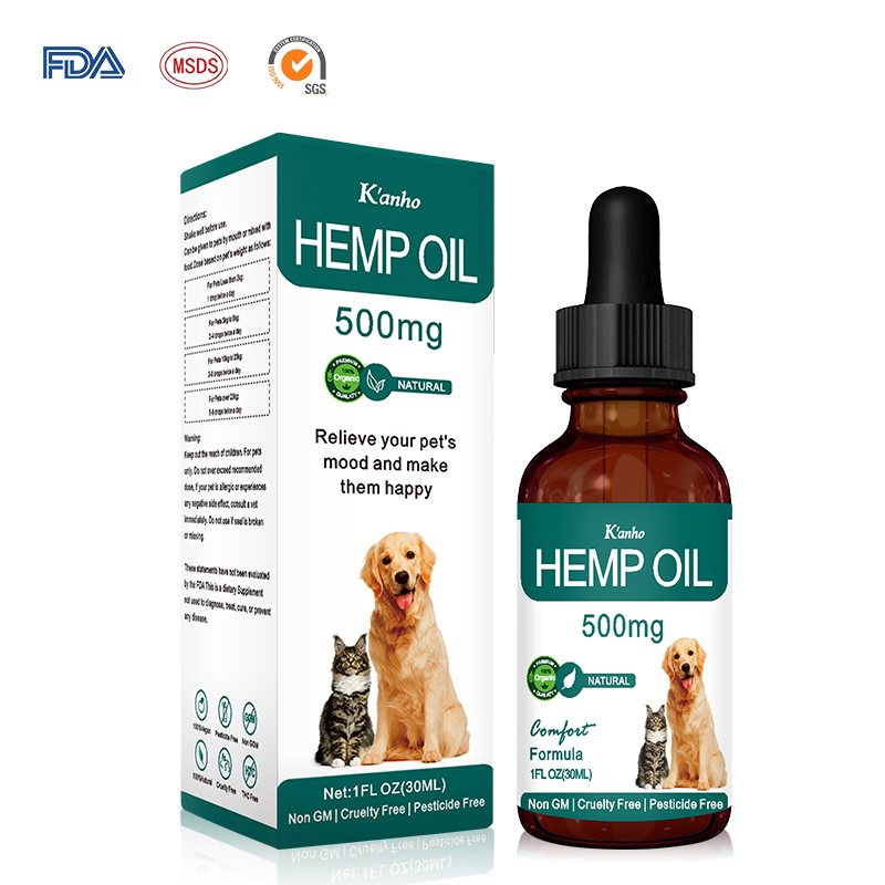 Hotsale 30ml Pet Hemp Seed Oil OEM Hemp Oil Private Label Small MOQ, Essential Oil.