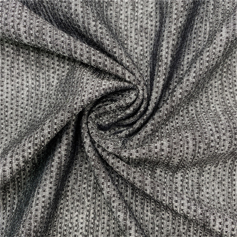 Melange 49.5%Polyester 39%Nylon 11.5%Spandex Stretch Mesh Fabric