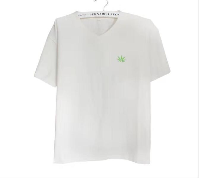Organic T-Shirt Made of 55%Hemp 45%Cotton Jersey Fabric