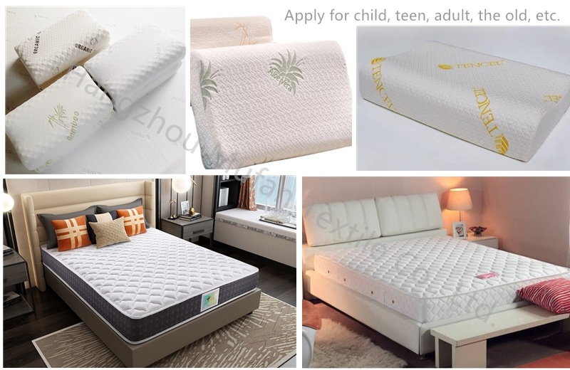Grey Spun Polyester Fabric with Silver Yarn Pillow Cover Fabric Mattress Ticking Fabric