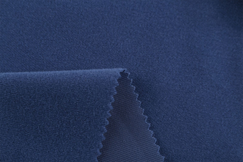 140GSM 100% Polyester Tricot Fabric with One Side Brushed for Sportswear/Jackets/Active Wear