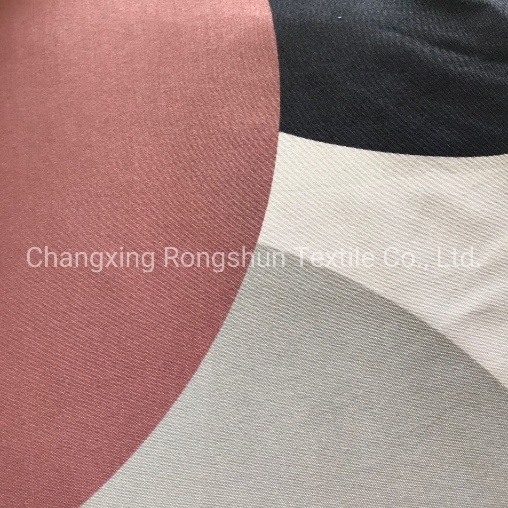 100% Polyester Fabric Disperse Printed Circular Design Microfiber Printed Fabric