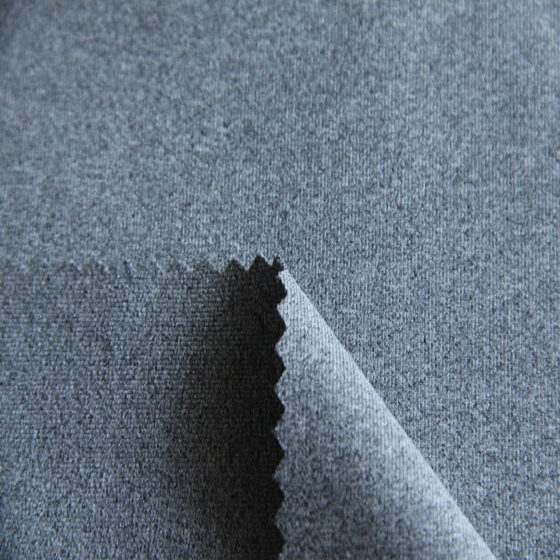 High Stretch Melange Cotton Like Polyester Spandex Knit Fabric for Underwear/Swimwear/Sportswear